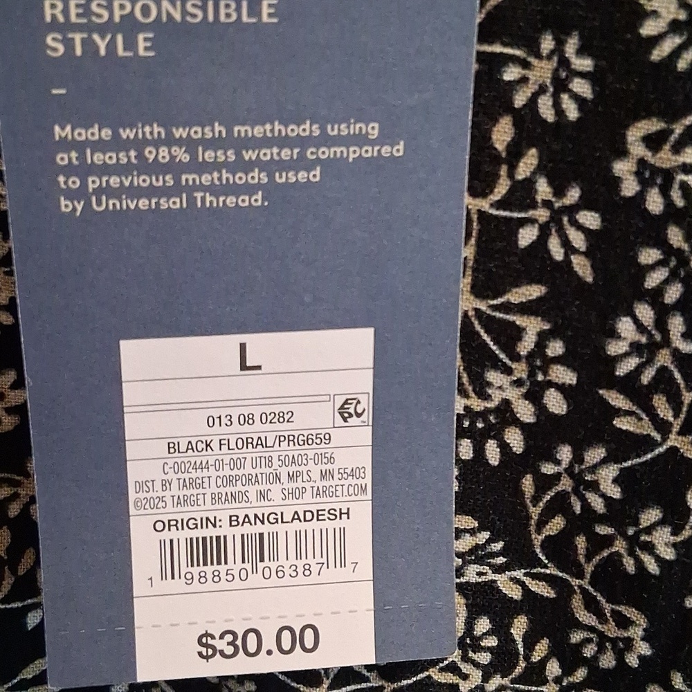 Universal Thread Floral Dress Size Large - Picture 6 of 9